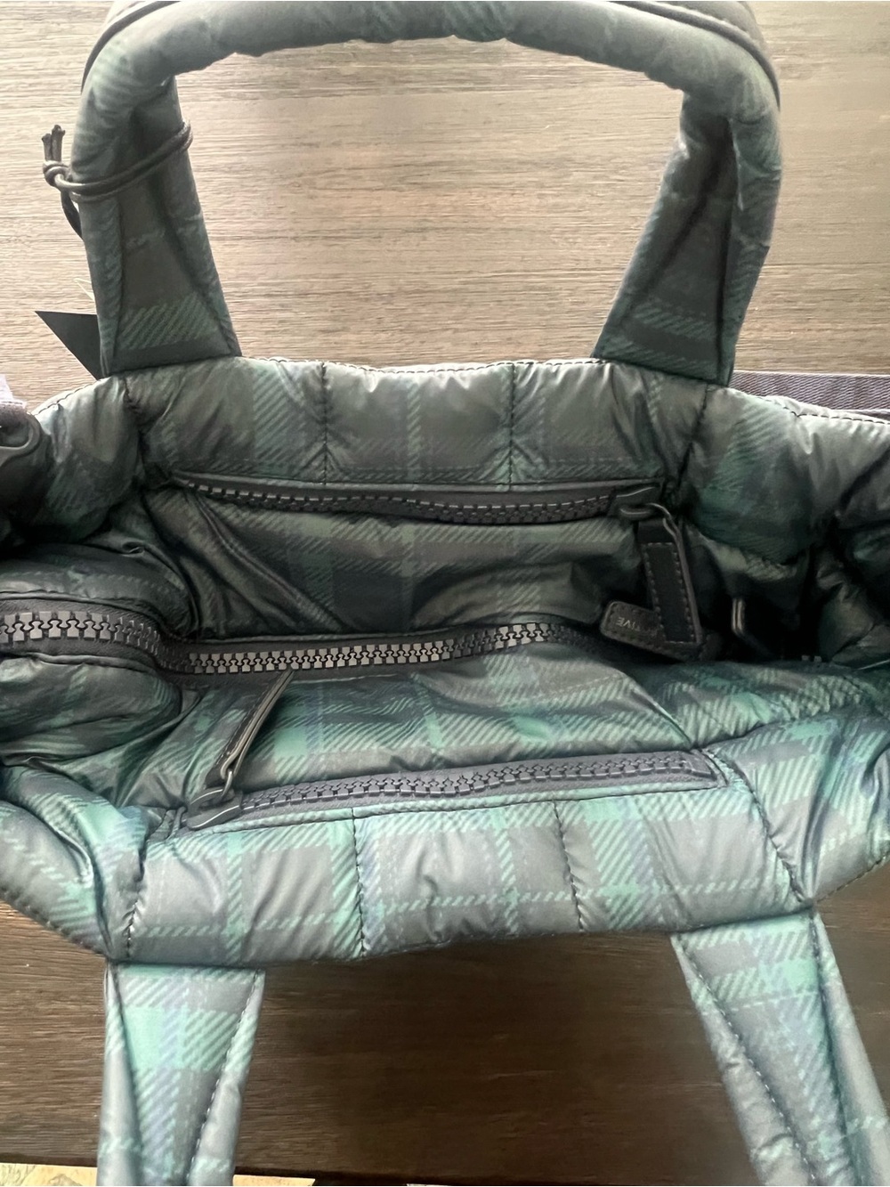 NWT VEE Collective Porter Small Plaid Tote - Picture 10 of 13